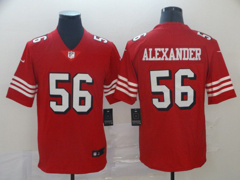 Men San Francisco 49ers #56 Alexander Red Nike Vapor Untouchable Limited NFL Jerseys